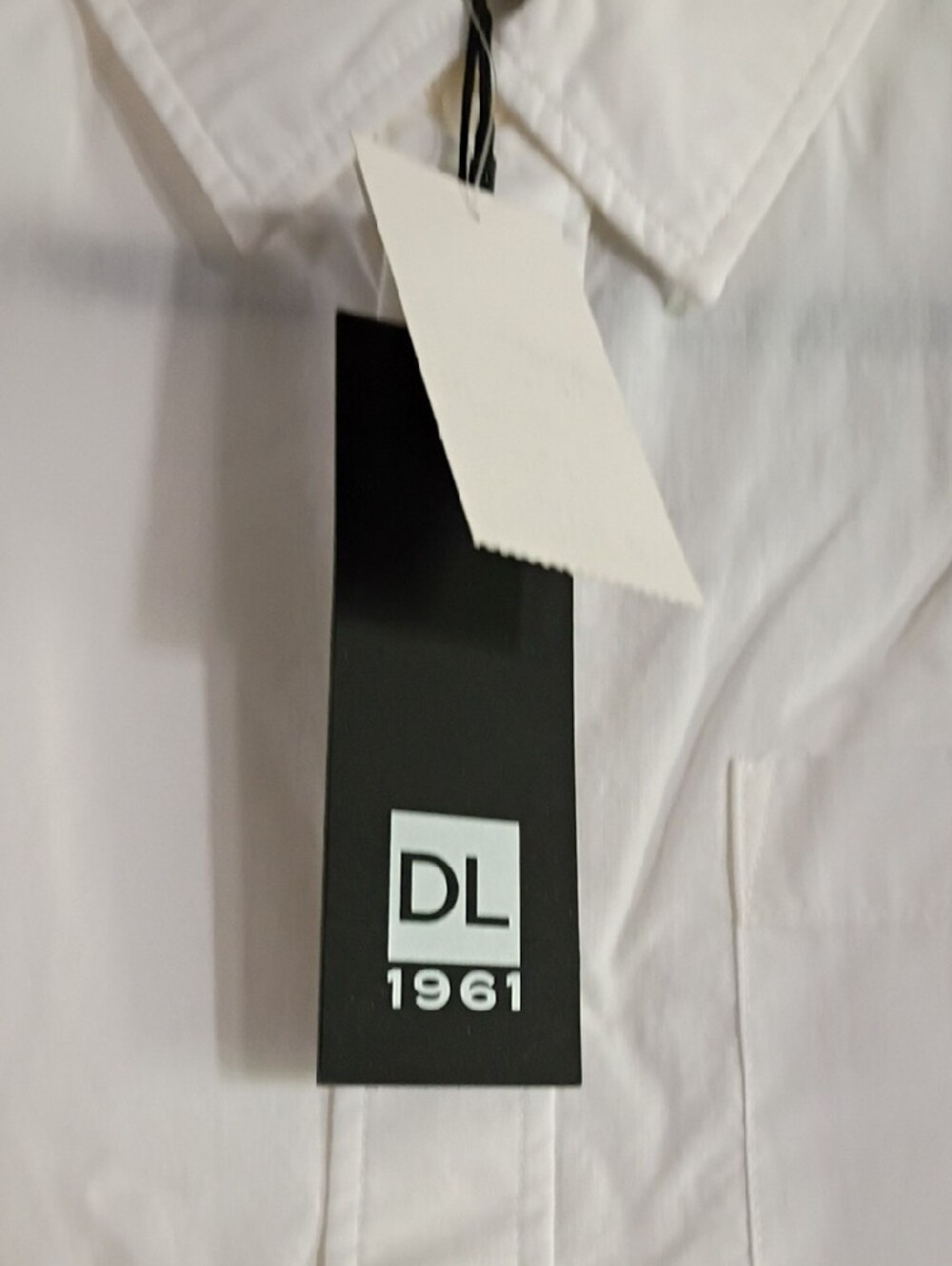 DL1961 PreTeen's Short-Sleeve White Button-Down Shirt - Picture 4 of 6